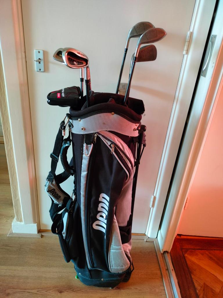 Golfset met tas en ballen, Ophalen, Gebruikt, Set, Overige merken