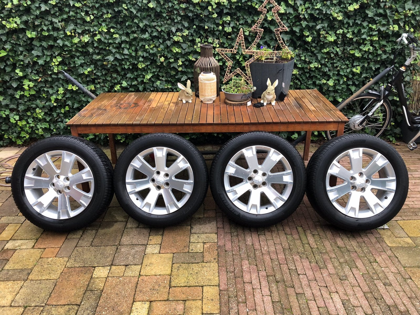 Mitsubishi Outlander velgen met Michelin winterbanden, Ophalen, Gebruikt