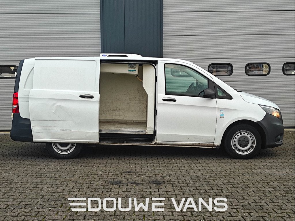 Mercedes-Benz Vito 111 L2 Airco Koelwagen Airco Carrier Euro, Voorwielaandrijving, Gebruikt, 4 cilinders, Wit