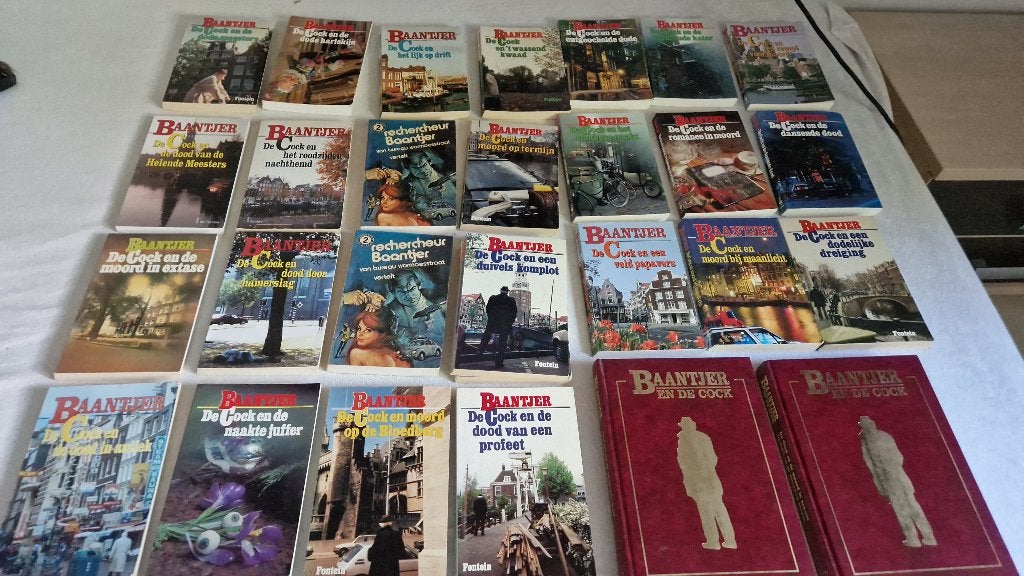 Verzameling Baantjer boeken - incl. handtekening schrijver, Ophalen of Verzenden, Gelezen, Verschillende onderwerpen