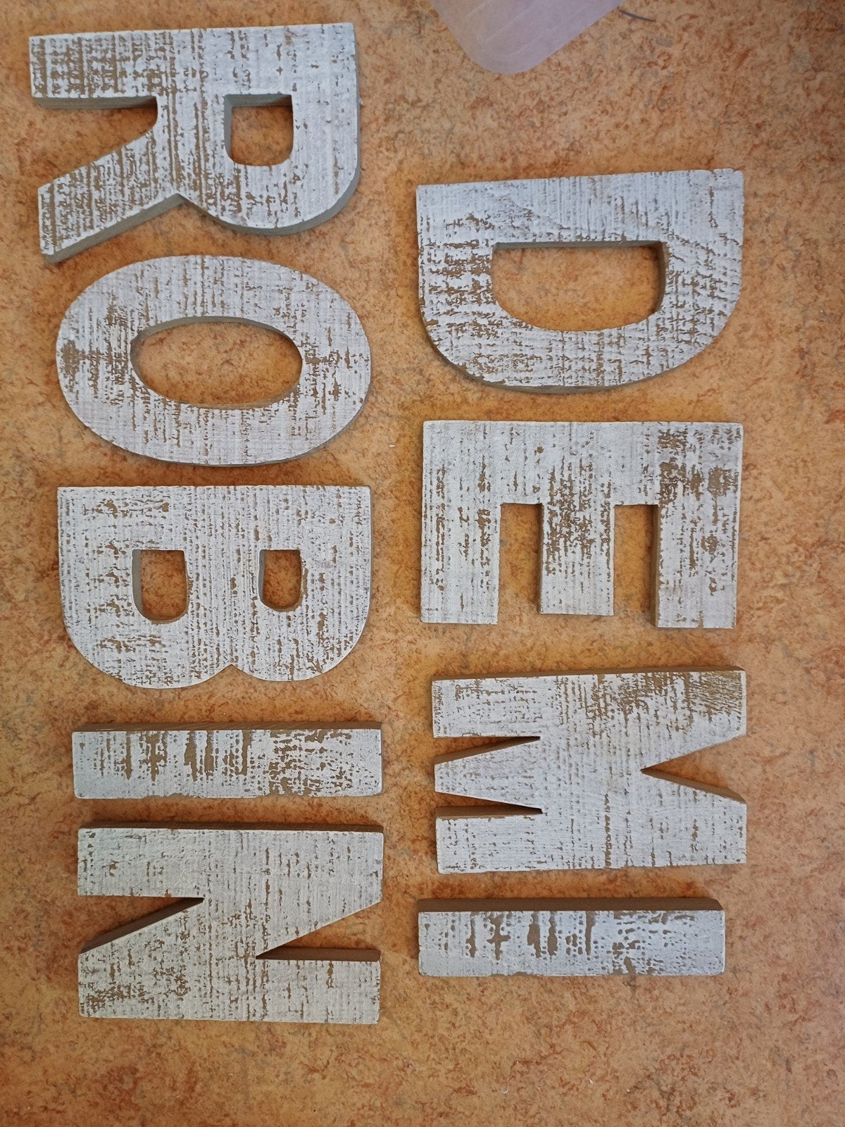 brocante houten  letters ophangen of zetten, Huis en Inrichting, Ophalen