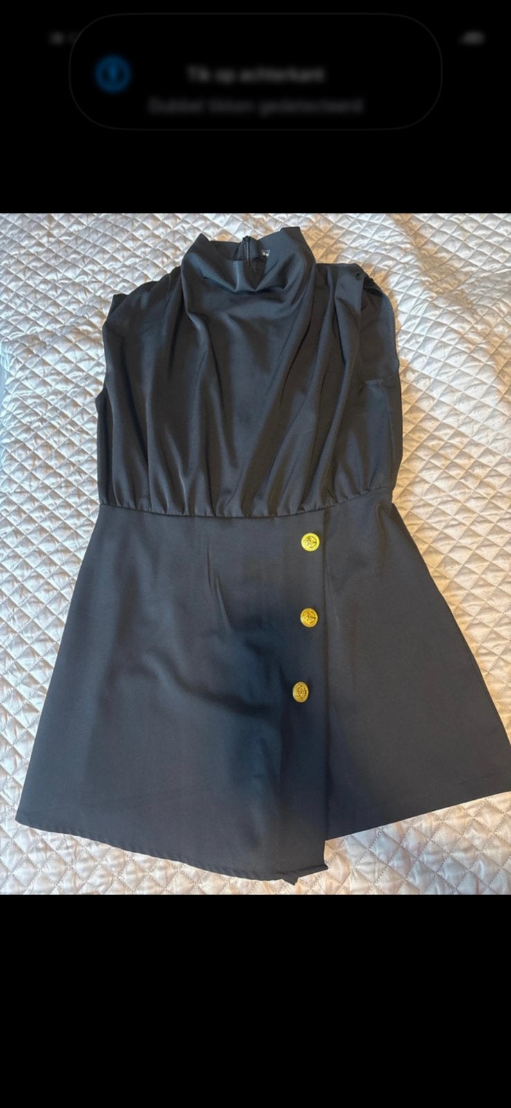 Korte zomer jumpsuit, Ophalen of Verzenden, Zo goed als nieuw, Maat 38/40 (M), Zwart