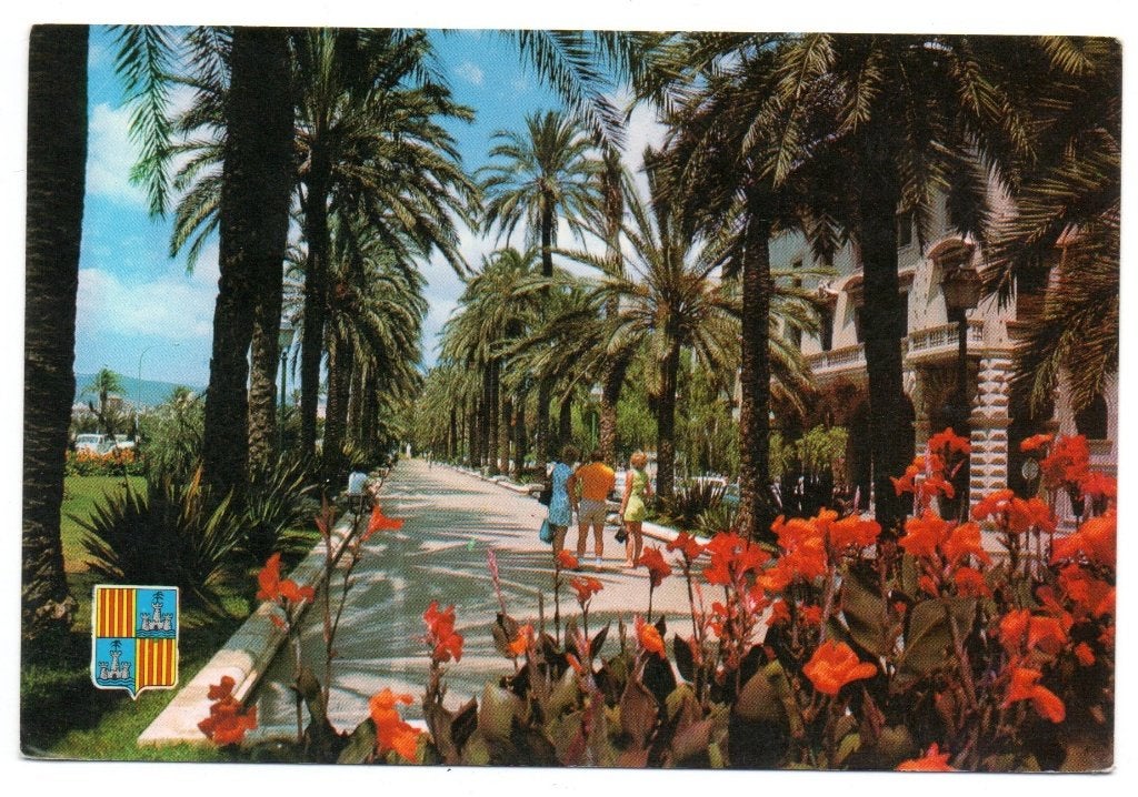 Spanje, Palma de Mallorca, Paseo de Sagrera, Ophalen of Verzenden, 1960 tot 1980, Gelopen, Spanje