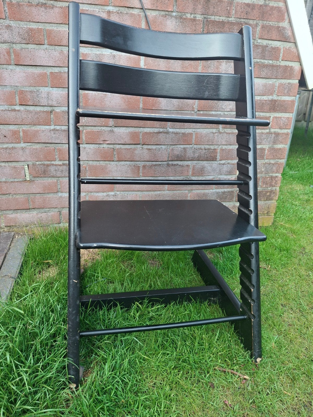 Stokken trip trap stoel., Kinderen en Baby's, Kinderstoelen, Ophalen, Gebruikt, Meegroeistoel