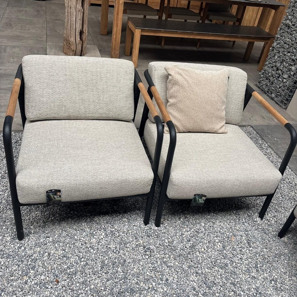 Elle 02 Loungeset | Showroommodel, Ophalen, 5 zitplaatsen, Gebruikt, Aluminium