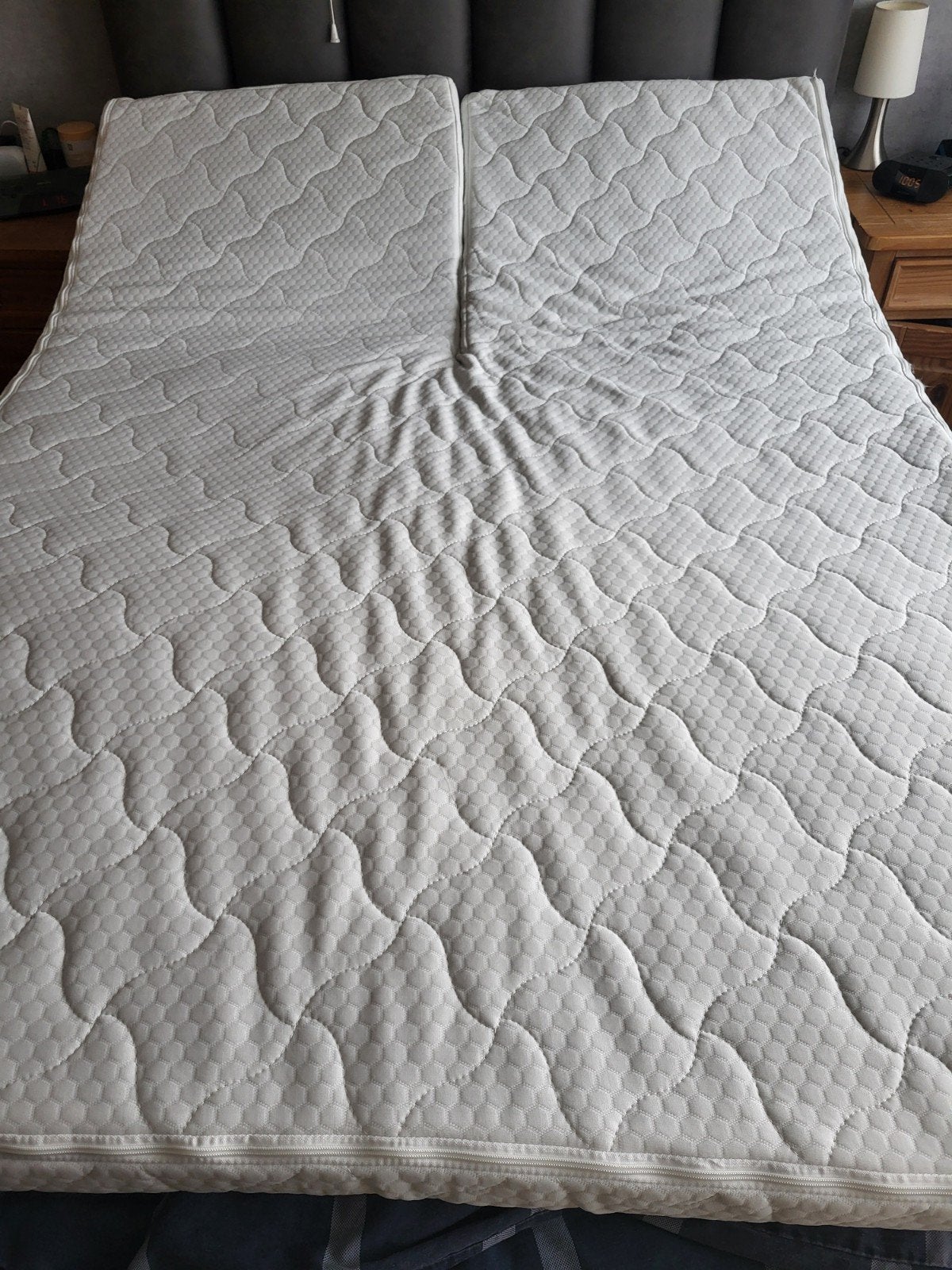 split topper 10cm, Ophalen, 140 cm, Matras, 200 cm