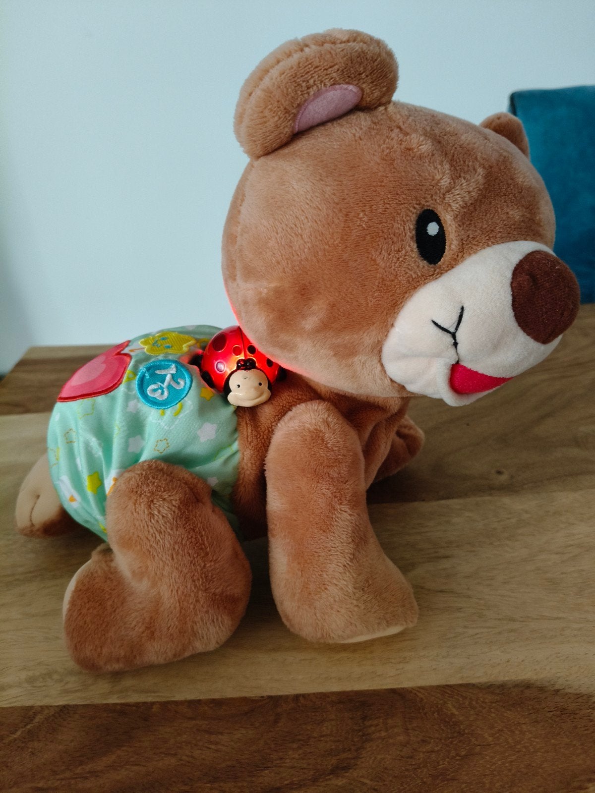 Vtech kruip- en leerbeer, Ophalen of Verzenden, Zo goed als nieuw, 6 maanden tot 2 jaar
