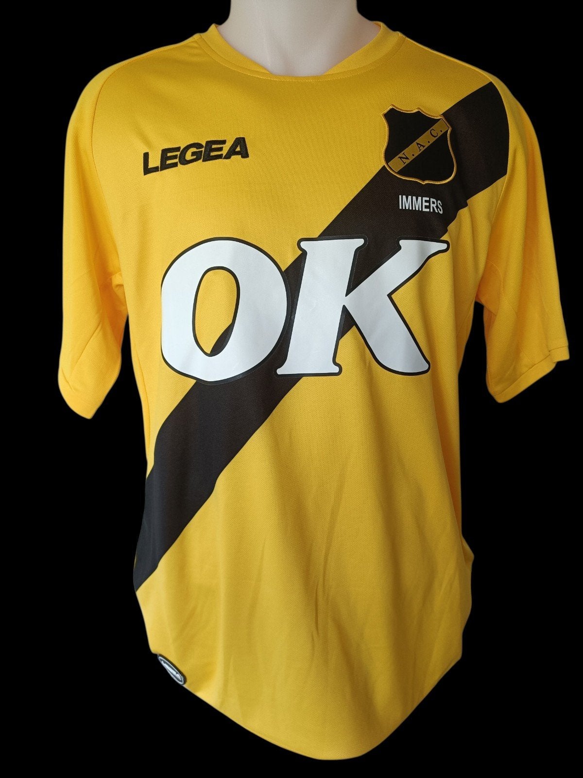 NAC Breda shirt 2020-2021 - Lex Immers, Maat 52/54 (L), Geel, Ophalen of Verzenden, Zo goed als nieuw