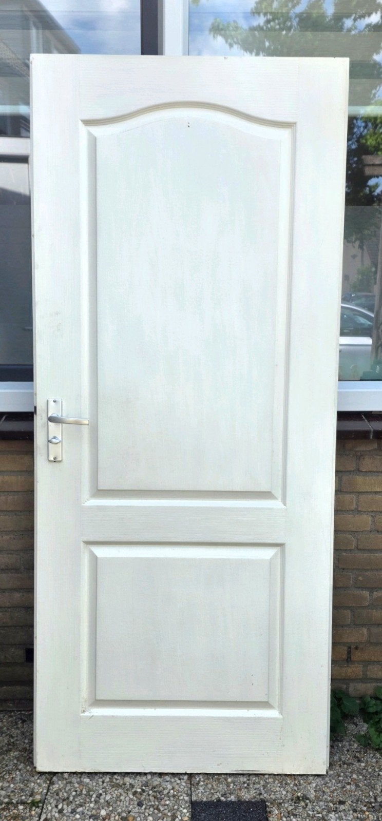 Binnendeur (opdek) linksdraaiend incl. wc-slot, Ophalen, Gebruikt, 80 tot 100 cm, Binnendeur