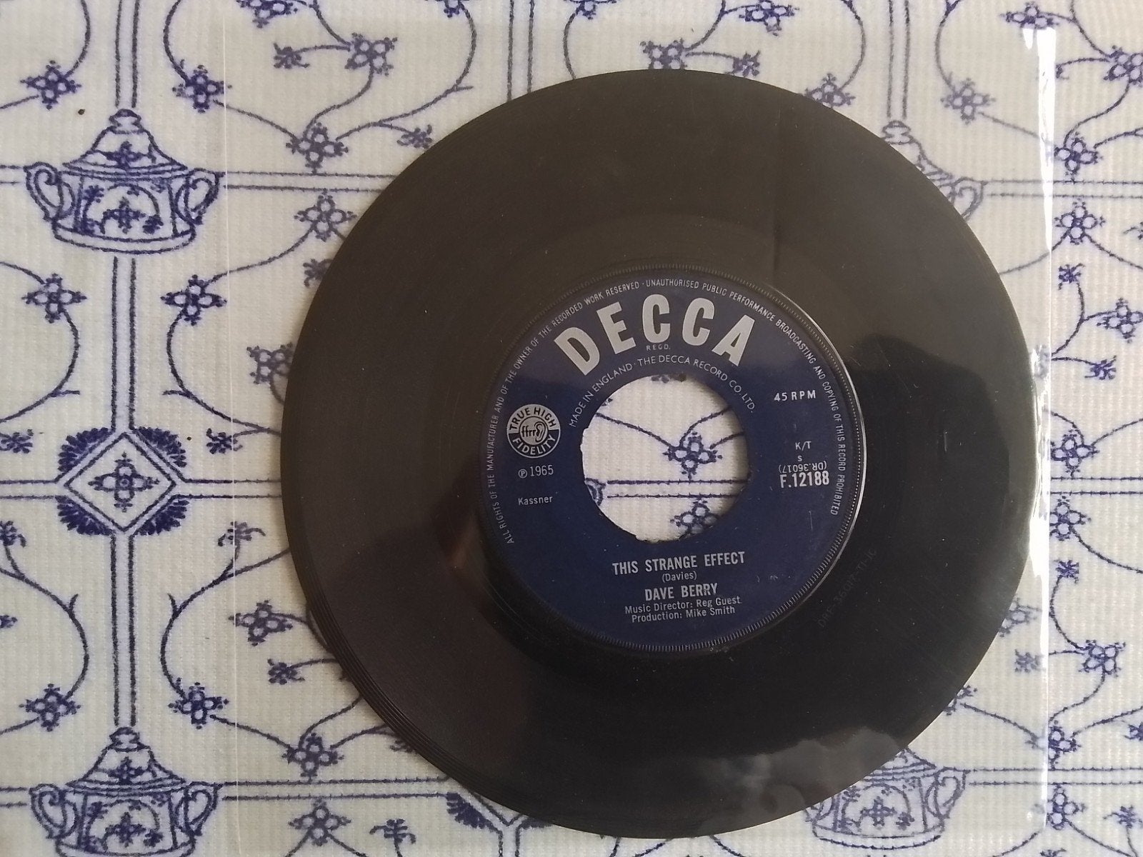 Dave berry           This strange effect, Ophalen of Verzenden, Zo goed als nieuw, Pop