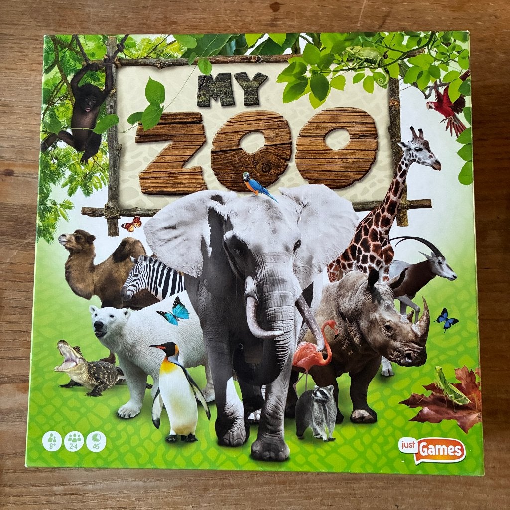 Just Games - My Zoo (2-4 spelers, 8+jaar) zgan, Een of twee spelers, Ophalen of Verzenden, Zo goed als nieuw, Just Games