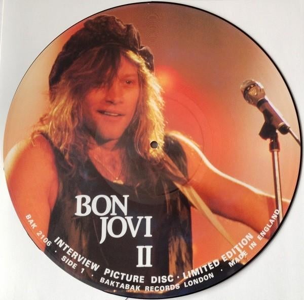 Bon Jovi – Bon Jovi II - Interview Picture Disc Limited, Cd's en Dvd's, Vinyl | Rock, Nieuw in verpakking, Ophalen of Verzenden