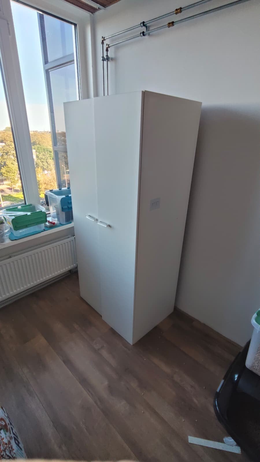 IKEA Platsa Kast met deuren, handgrepen en 5 planken, Ophalen, Gebruikt
