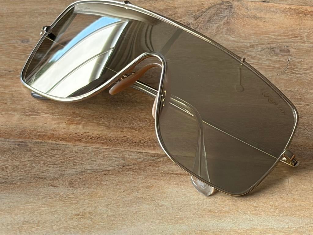 Rayban Gold Plated zonnebril Wings24K, Ophalen of Verzenden, Zo goed als nieuw, Overige kleuren, Ray-Ban