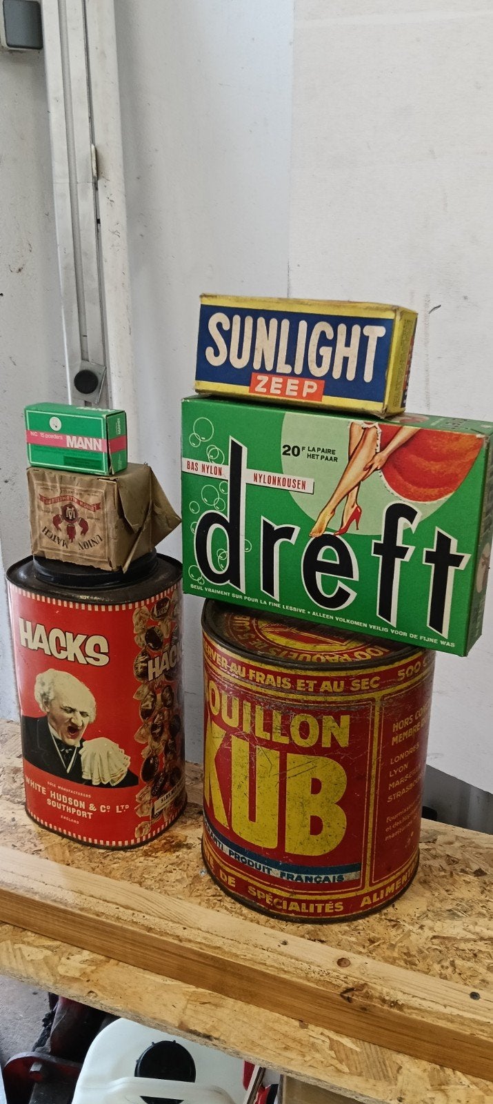 Vintage verpakkingen., Ophalen of Verzenden