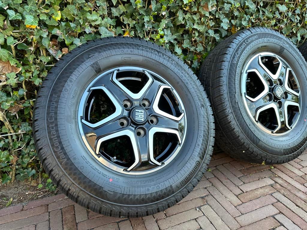 Fiat Ducato camper velgen all season banden 5x130 allseason, Auto-onderdelen, Banden en Velgen, Ophalen, Bestelwagen, 16 inch