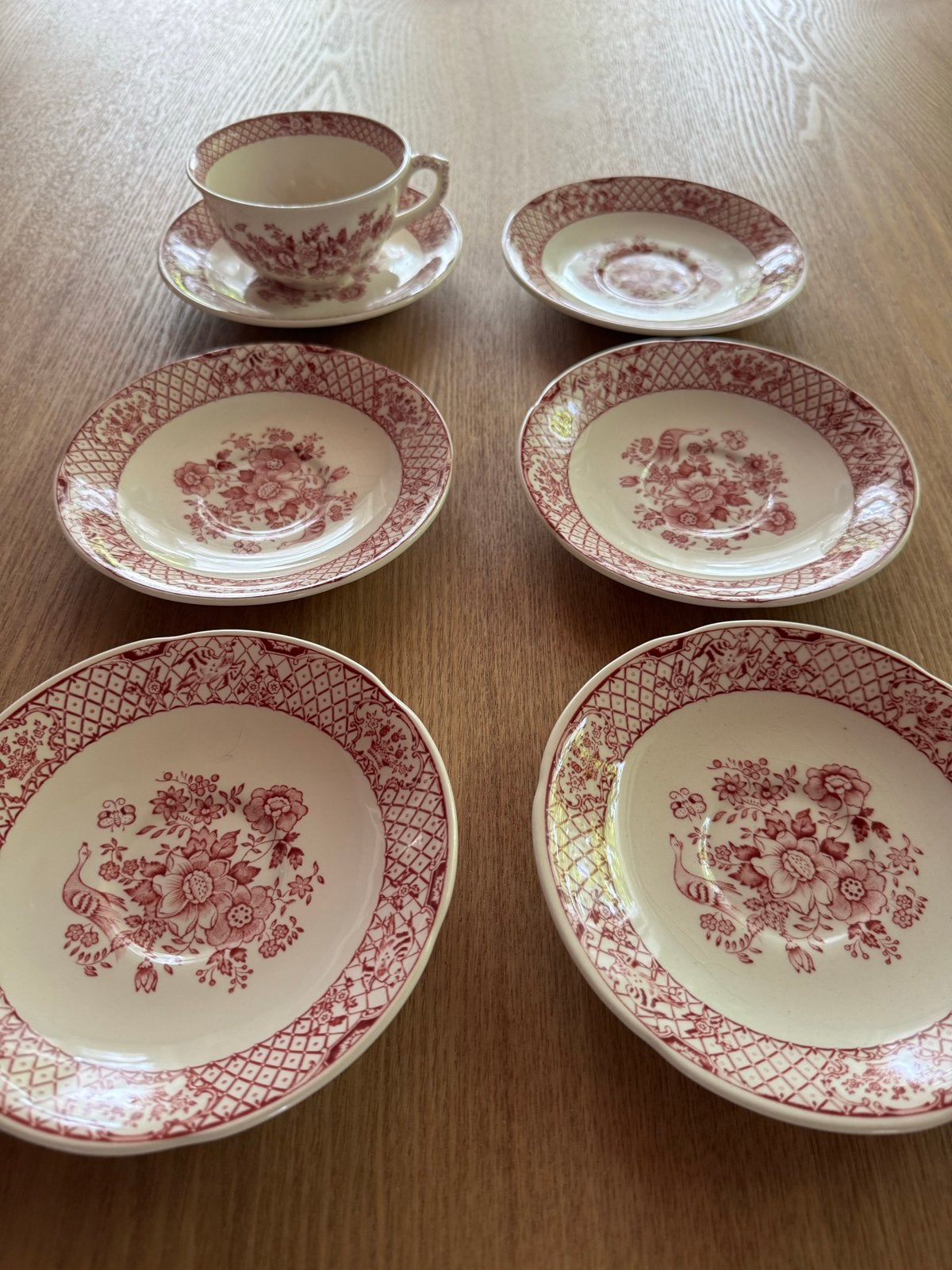 Mason's Stratford Servies - Kop en Schotels, Borden, Gebruikt, Overige merken, Keramiek, Vintage