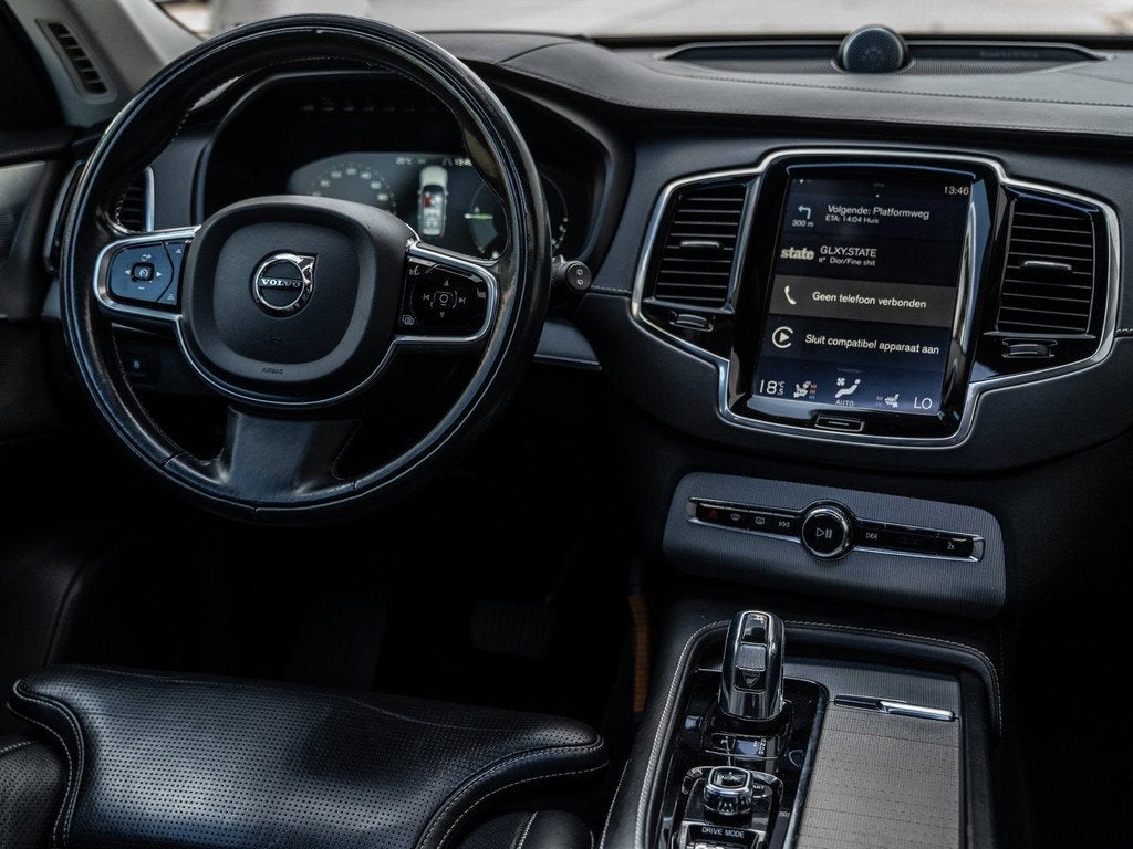 Volvo XC90 2.0 T8 Twin Engine AWD Inscription | 7P | BOWERS, Auto's, Gebruikt, 1969 cc, 7 stoelen, Zwart