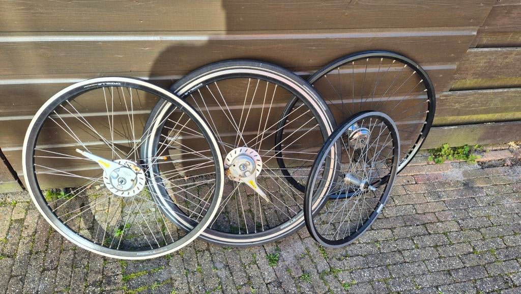 T.e.a.b. .Diverse fietswielen,  Gazelle en Shimano Nexave, Fietsen en Brommers, Gazelle, Shimano, Alpina, Gebruikt, Kinderfiets