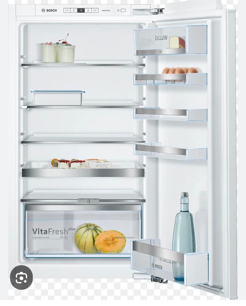 Nette Bosch inbouwkoelkast type KIR31ED30, Witgoed en Apparatuur, Vriezers en Diepvrieskisten, Gebruikt, Minder dan 60 cm, Inbouw