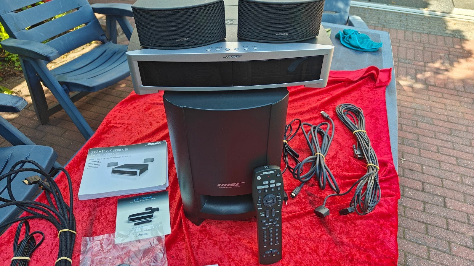 Bose 321 HomeCinema set serie 3 met Bluetooth en hdmi, Ophalen of Verzenden, Zo goed als nieuw, Overige merken, Dvd-speler