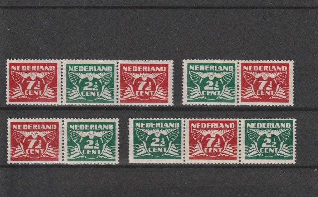 Nederland 1941, NVPH 379a t/m 379d, Ongebruikt., Postzegels en Munten, Ophalen of Verzenden, Na 1940, Postfris