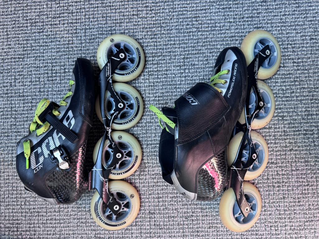 Powerslide core icon 4x 100mm, Gebruikt, Ophalen of Verzenden, Inline skates 4 wielen, Powerslide