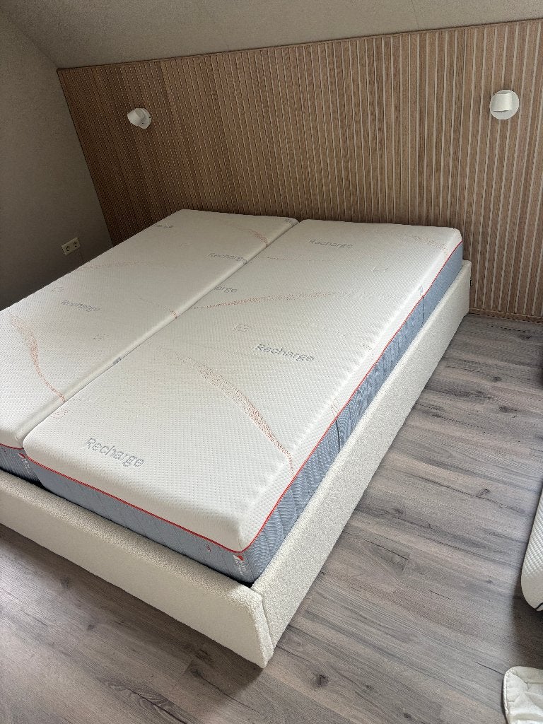 Matras Mline Recharge Ergonomisch traagschuim 7 Comfortzones, Ophalen, 90 cm, Eenpersoons, Nieuw