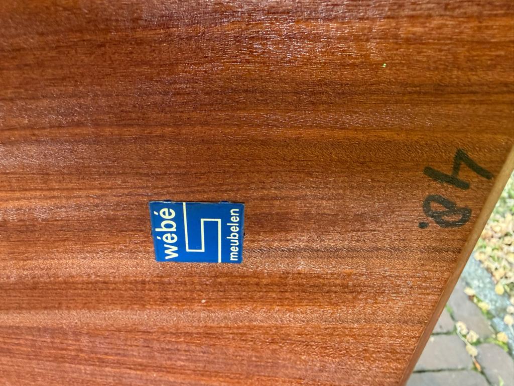 Wébé uitschuifbare sixties eettafel - Louis van Teeffelen, Ophalen