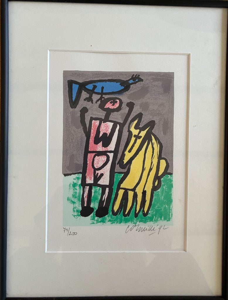 Litho van Corneille, Antiek en Kunst, Kunst | Litho's en Zeefdrukken, Ophalen