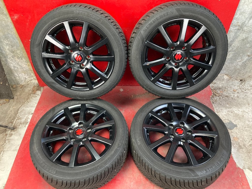 Winterbanden Suzuki Swift Sport 195/50R16 Semperit, Gebruikt, 15 inch, ., Banden en Velgen