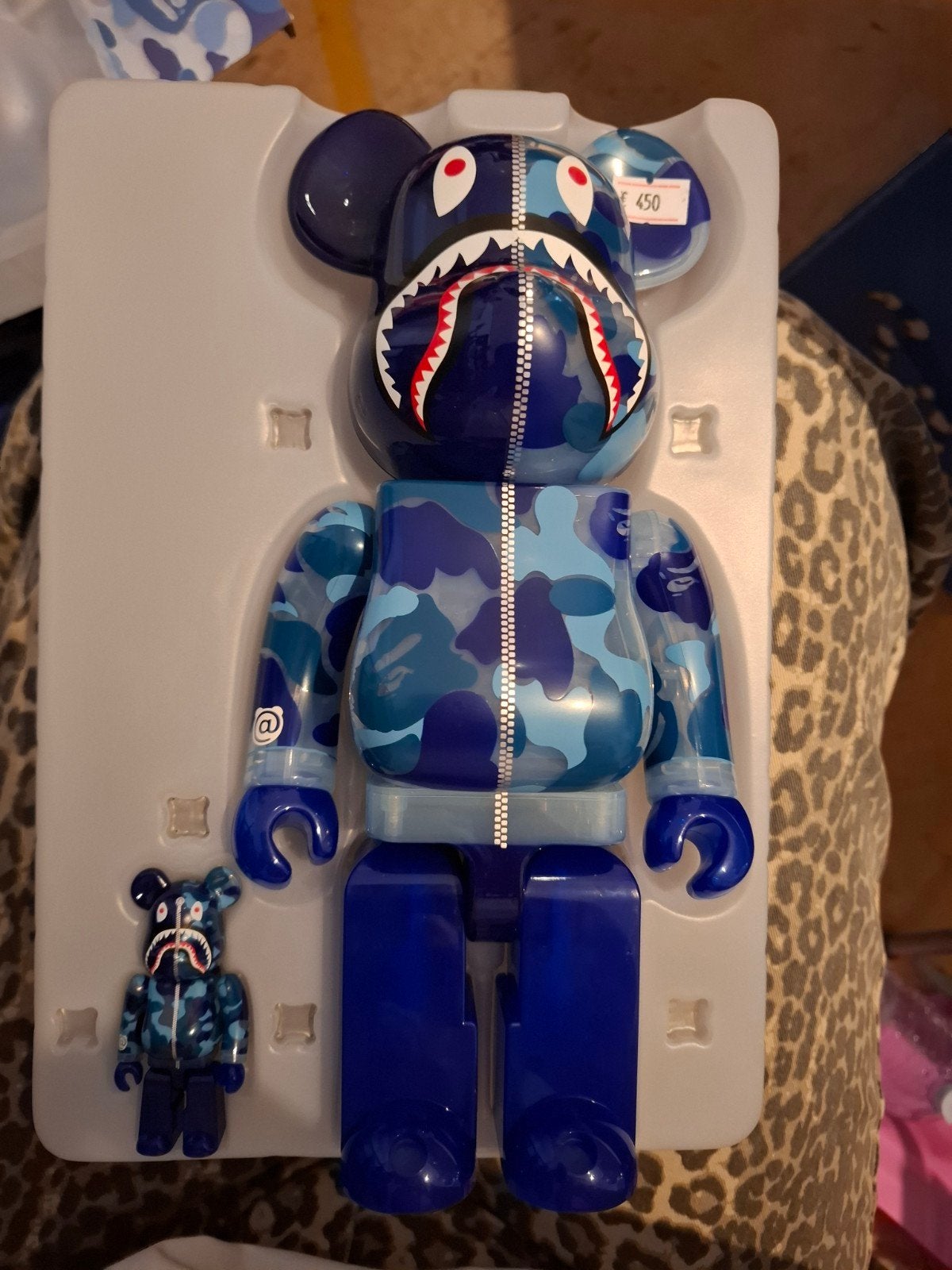 Bearbrick BAPE x Medicom Toy Blue Camo Set 100% & 400%, Medicom Toy, Nishi-Shinjuku, Shinjuku-ku, Tokyo, Japan, Ophalen of Verzenden