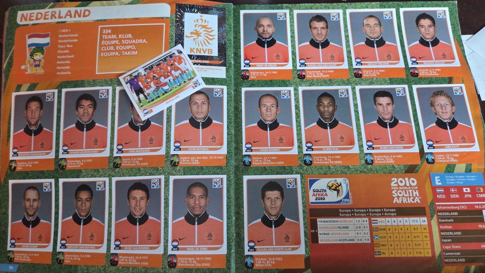 Panini Stickeralbum WK 2010 Zuid-Afrika, Ophalen of Verzenden, Gebruikt, Overige sporten, Boek of Tijdschrift