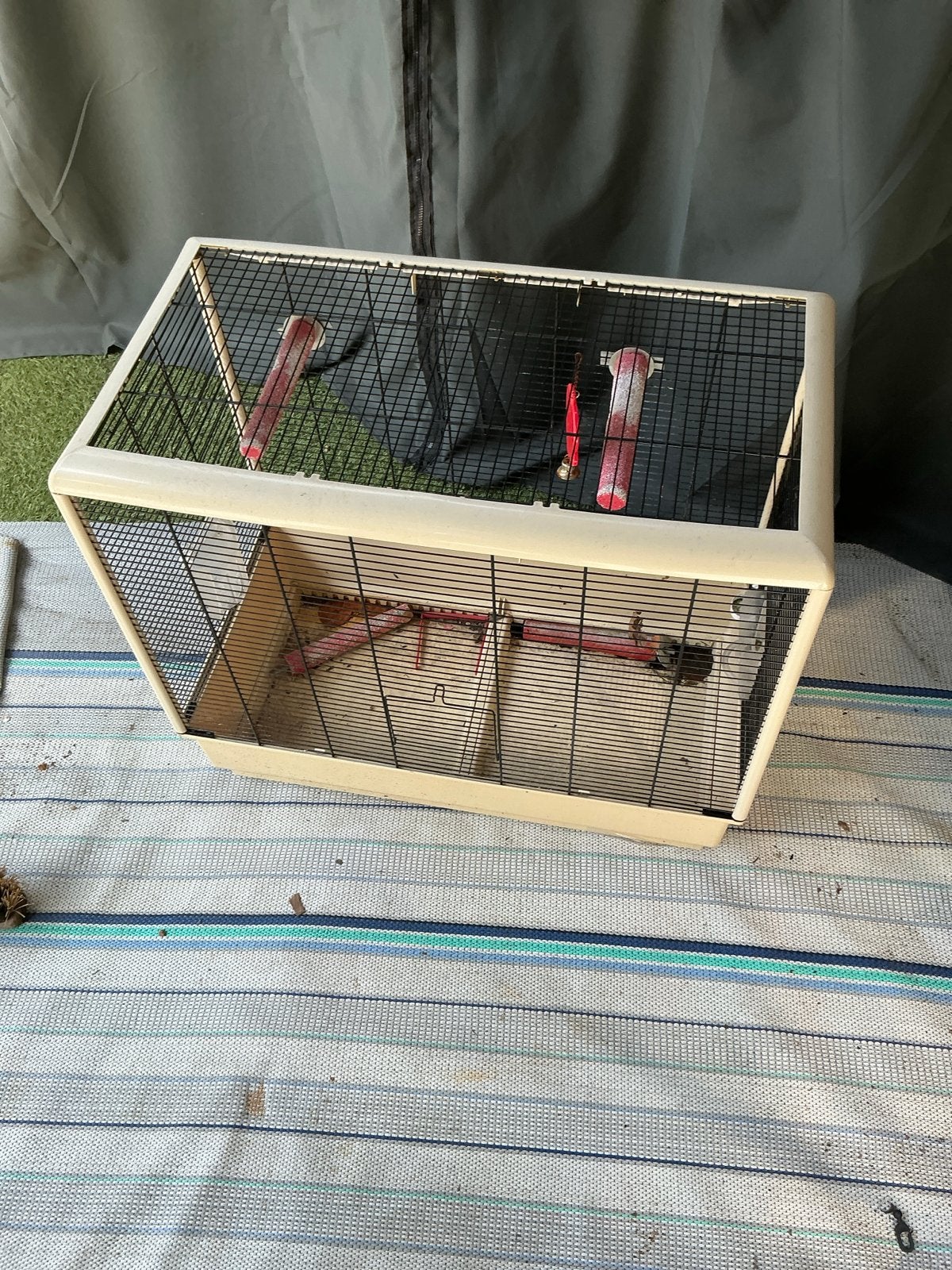 Vogelhok 40cm 70cm h 65, Dieren en Toebehoren, Ophalen of Verzenden, Hout, Vogelkooi