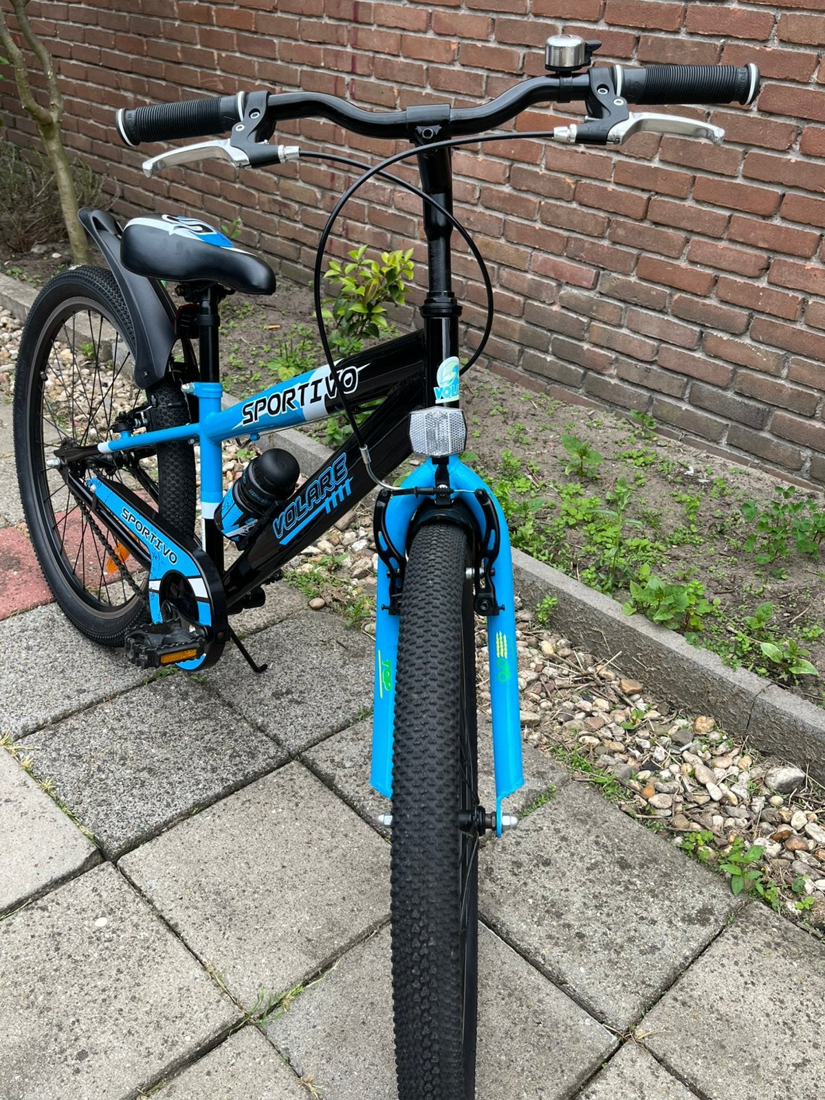 Jongens fiets 24 inch zwart blauw, Ophalen of Verzenden, Zo goed als nieuw, Staal, 24 inch of meer