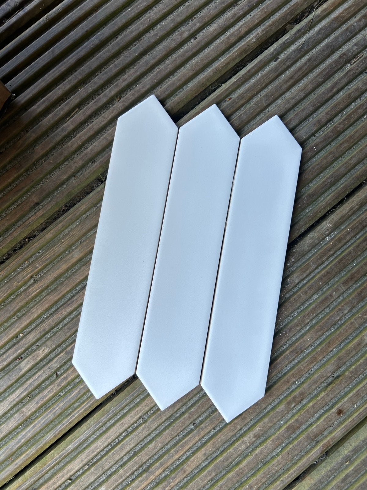 Witte keramische tegels, Equipe, 'Small Tiles Big Design', Ophalen, Nieuw, 20 tot 40 cm, Wandtegels