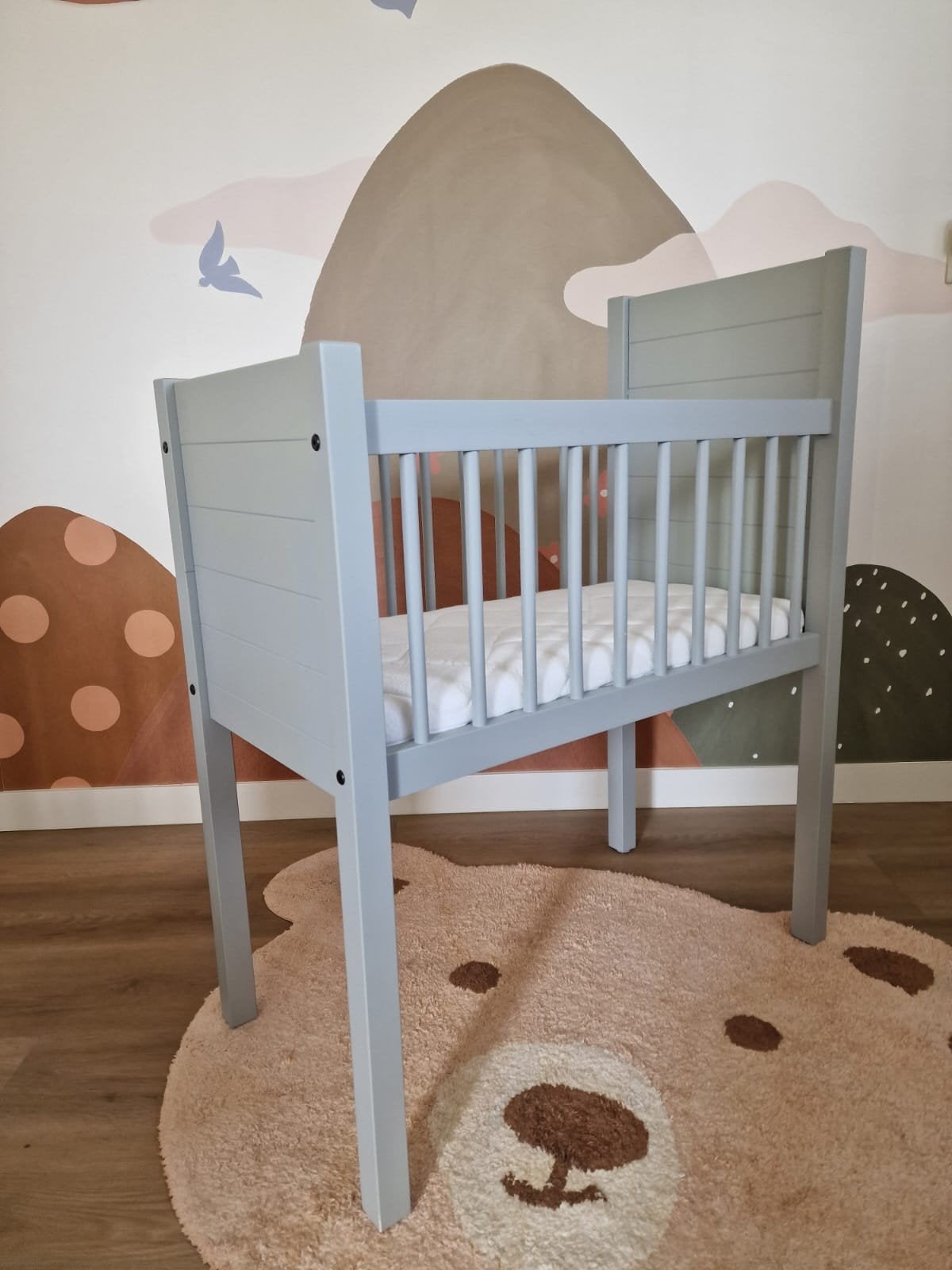 Wiegje hout (Kidsmill Noa wieg mat grijs) 80 x 40 cm, Ophalen, Wieg