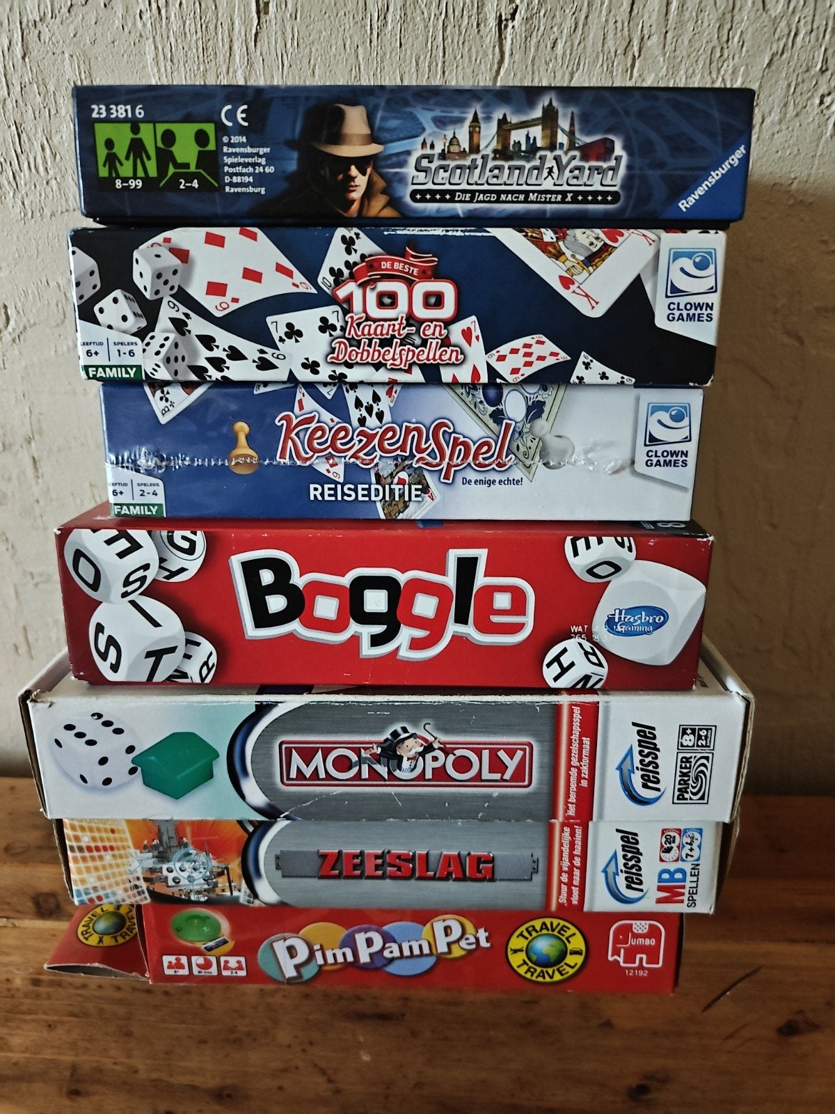 7 Reisspellen., Goliath, Clown Games., Nieuw, Ophalen of Verzenden