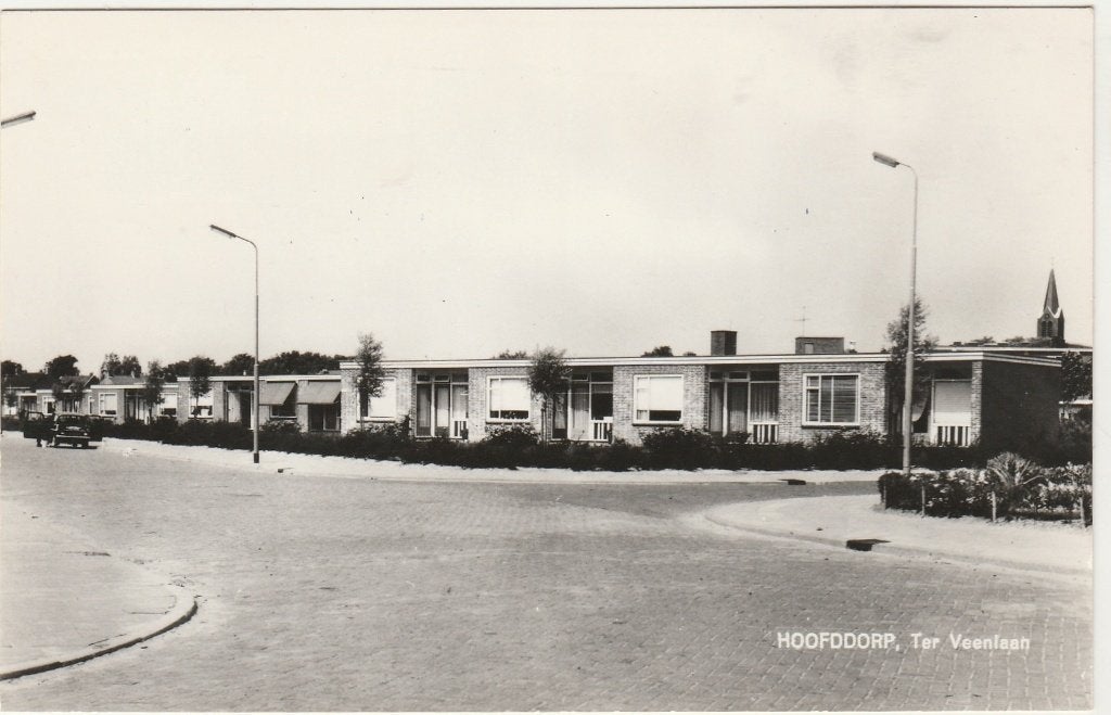 HOOFDDORP Ter Veenlaan, Verzamelen, Ansichtkaarten | Nederland, Verzenden, 1960 tot 1980, Gelopen, Noord-Holland