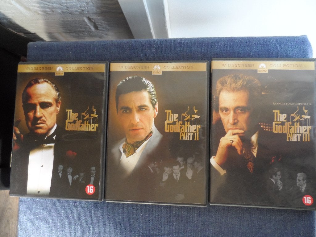 DVD's The Godfather trilogie, Vanaf 16 jaar, Ophalen of Verzenden, Zo goed als nieuw, Maffia en Misdaad