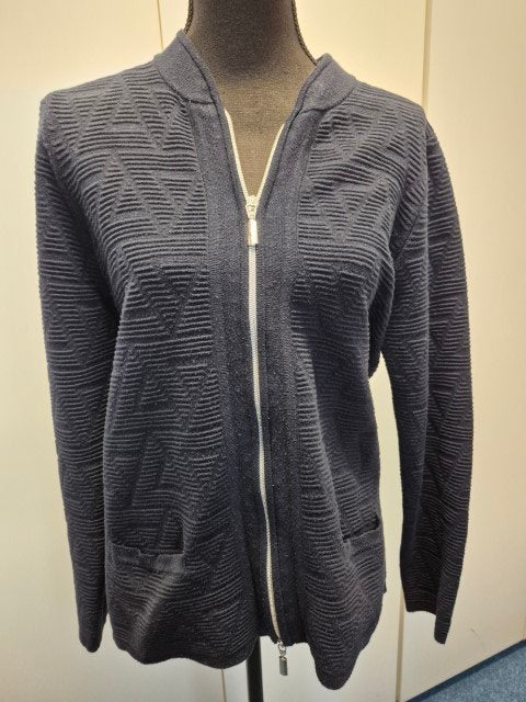 Vest donkerblauw met rits Golléhaug maat 46, Blauw, Maat 46/48 (XL) of groter, Ophalen of Verzenden, Zo goed als nieuw