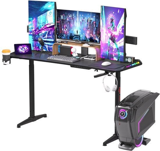 Groot Laptop Computer Bureau - Gaming En Thuiskantoor - Met, Corvance B.V., Verzenden, Nieuw, Corvancebol@gmail.com