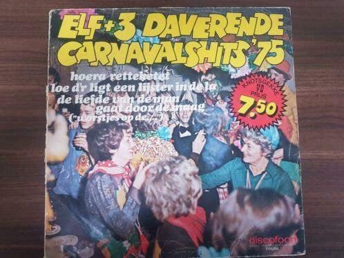 Elf + 3 Daverende Carnavalshits '75, LP, Ophalen of Verzenden, 12 inch, Feestmuziek