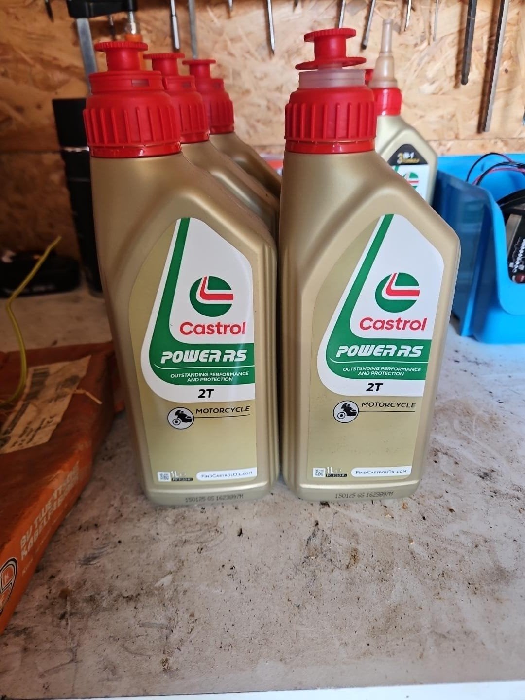 Castrol Power RS 2T Motorolie - 1 Liter Flessen, Ophalen of Verzenden, Nieuw