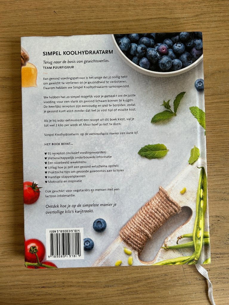 Simpel Koolhydraatarm, Boeken, Ophalen of Verzenden, Zo goed als nieuw