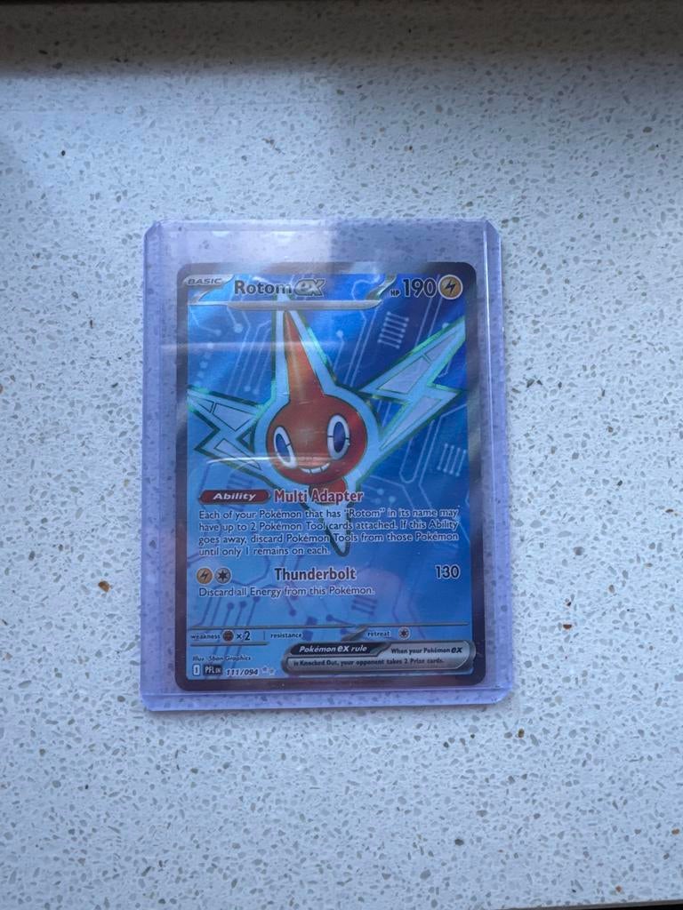 Rotom EX - Full Art Pokémon TCG Kaart, Ophalen of Verzenden, Zo goed als nieuw, Losse kaart, Foil