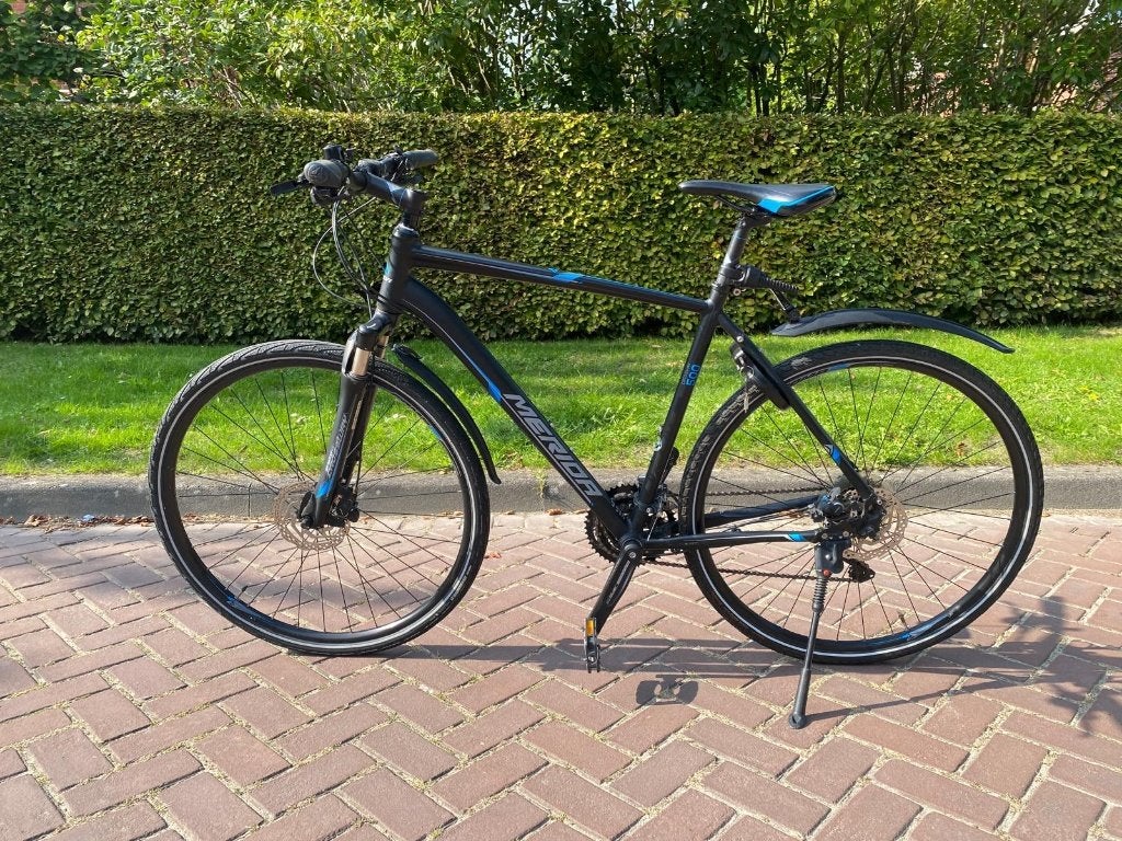 Merida 500 Crossway (Heren, m.55), Gebruikt, Vering, 15 tot 20 versnellingen, Schijfrem