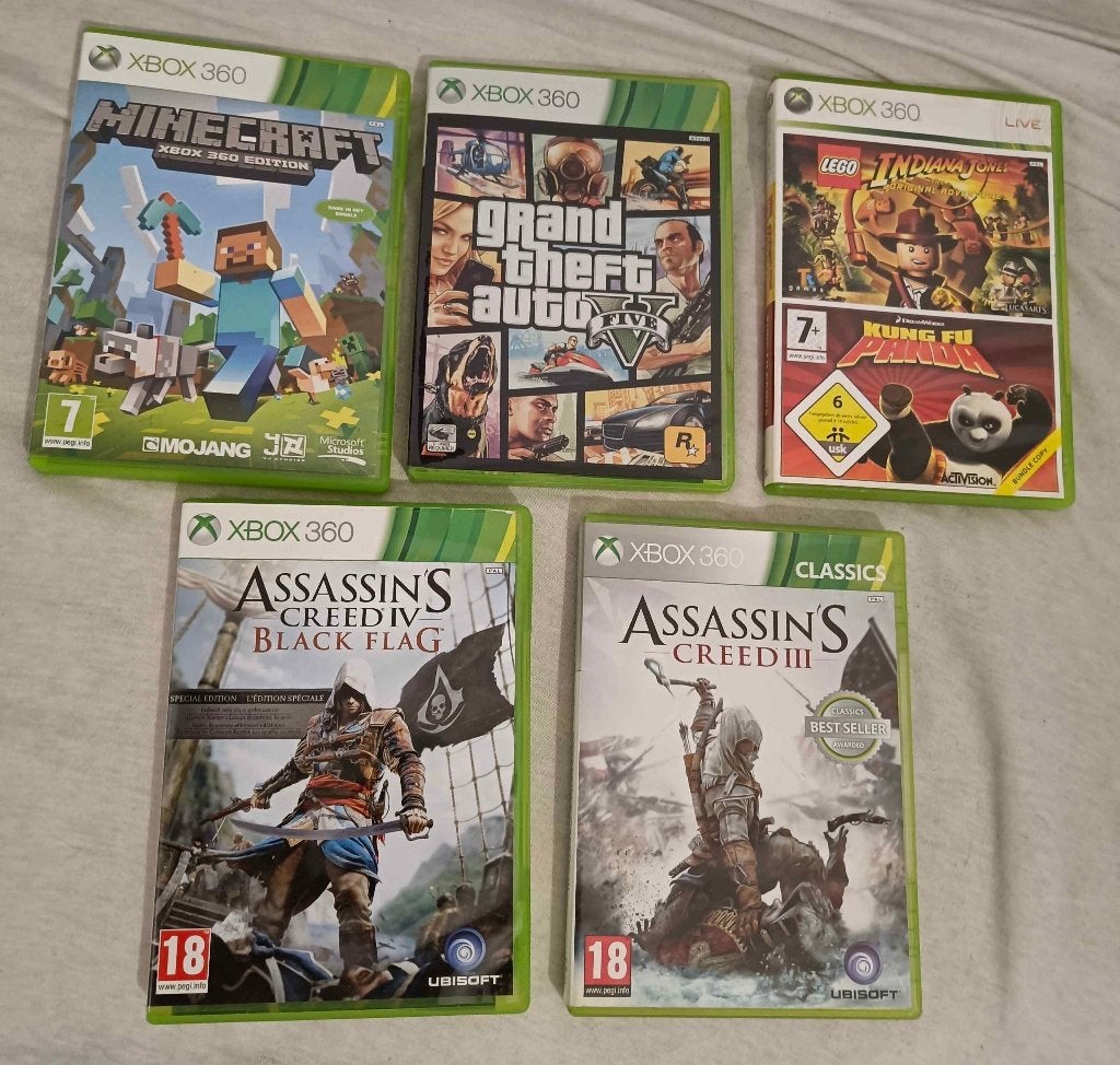 Xbox 360 Games €38,00 (5 Stuks), Avontuur en Actie, Ophalen of Verzenden, Zo goed als nieuw, 3 spelers of meer
