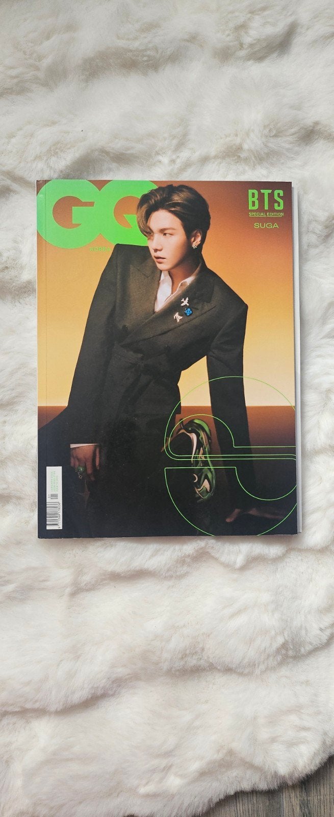 KPOP bts suga magazine gq, Eén comic, Ophalen of Verzenden, Amerika