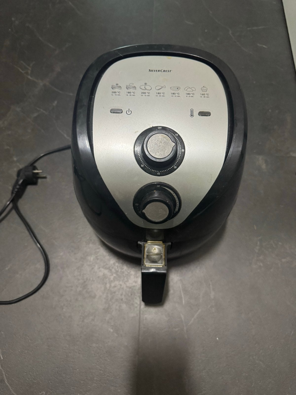 Silvercrest Airfryer - Compact en Efficiënt, Witgoed en Apparatuur, Airfryers, Ophalen of Verzenden, Gebruikt, Airfryer, Minder dan 750 gram